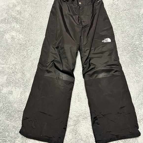 The North Face Snow Pants Kids Youth Large 14-16 EZ Grow Dryvent Black Boys ** - Picture 1 of 10